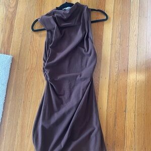 Reformation Chocolate Brown mini Dress